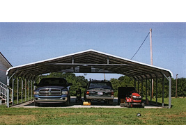 Regular Triple Wide Carports