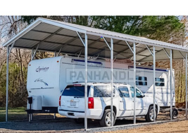 Open Sided RV Covers